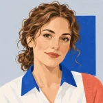 Ilustračný redakčný portrét: Lucia Králová